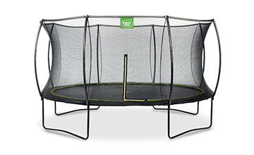 Trampoline with net