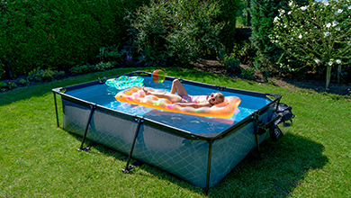 Pool cover Exit 540x250cm black