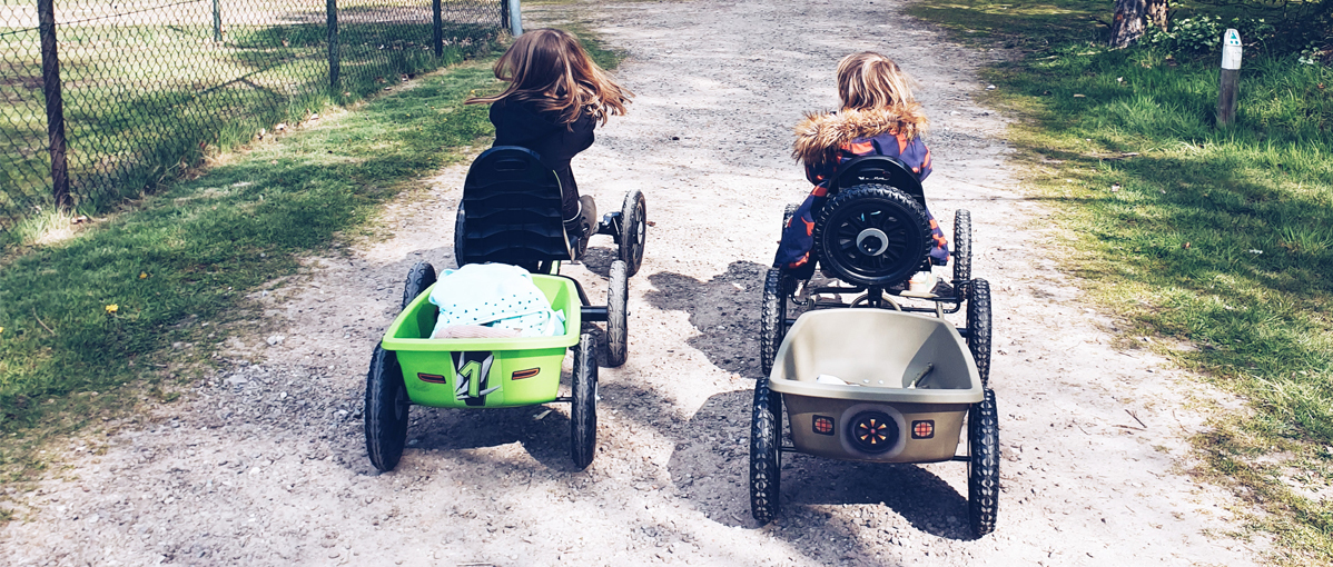 Playing outside in the winter with EXIT Toys