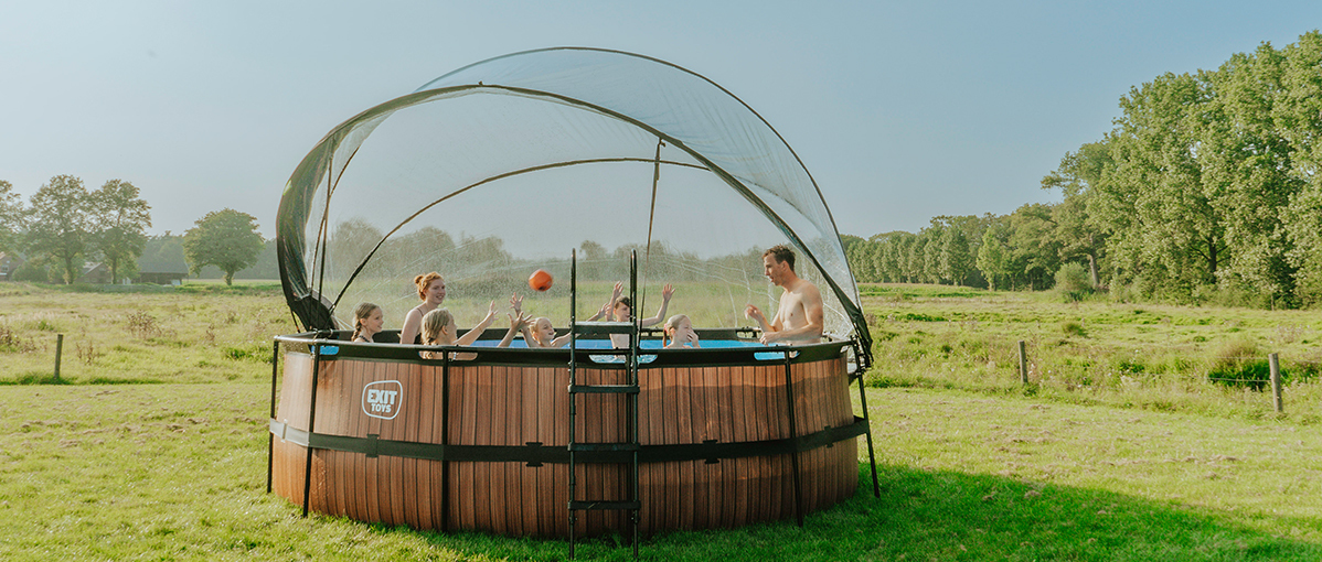 How do you maintain your swimming pool during peak season?