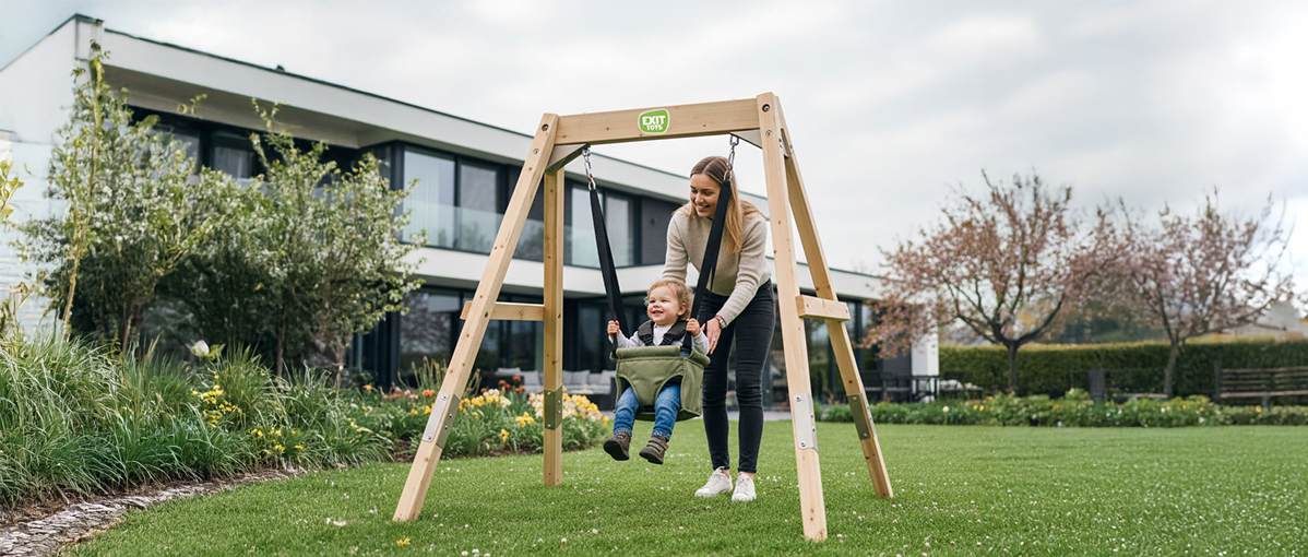 Van baby tot durfal schommelplezier: voor alle wensen een EXIT Silvi schommel
