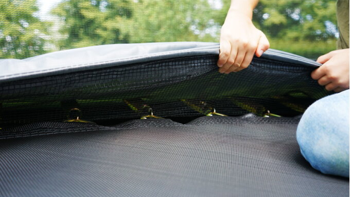 How do you prepare your trampoline for winter season?