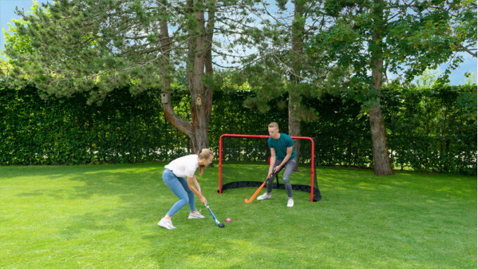 Practice your hockey skills with EXIT Toys!