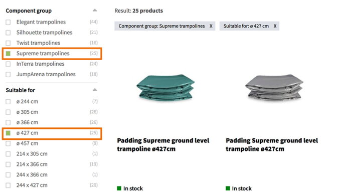 How can I order new parts for my EXIT outdoor toys?