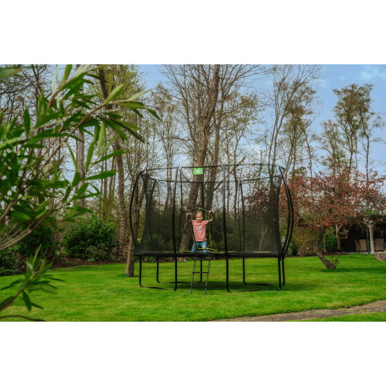 EXIT Silhouette trampoline 7x10ft - black