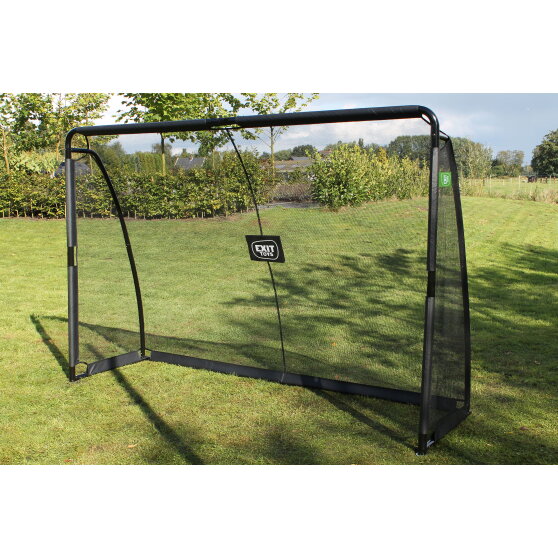 EXIT Finta steel football goal 10x6.6ft - black