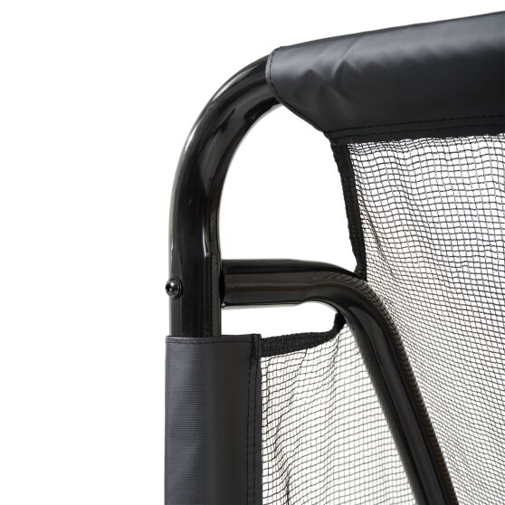 EXIT Finta steel football goal 10x6.6ft - black