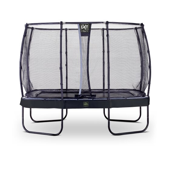 EXIT Elegant Premium trampoline 214x366cm with Deluxe safetynet - black