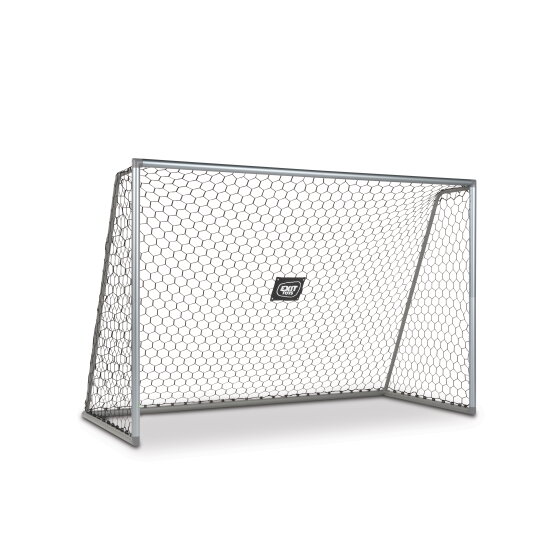 EXIT Scala aluminium football goal 10x6.6ft - matt silver