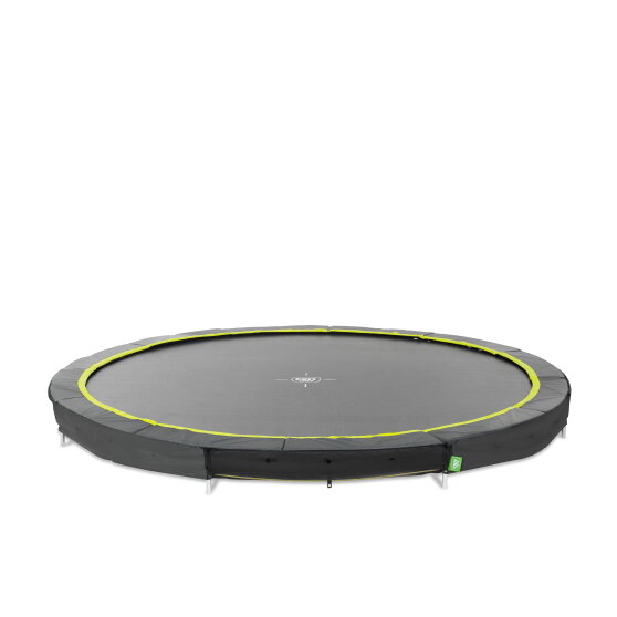 EXIT 12ft Silhouette Ground Sports Trampoline Black