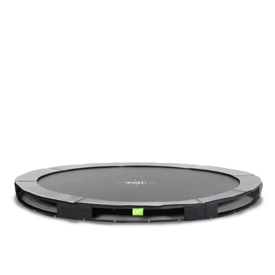 EXIT Elegant Premium ground sports trampoline 14ft - black