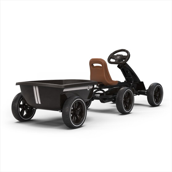 EXIT Foxy go-kart with trailer for kids black | from 2 years