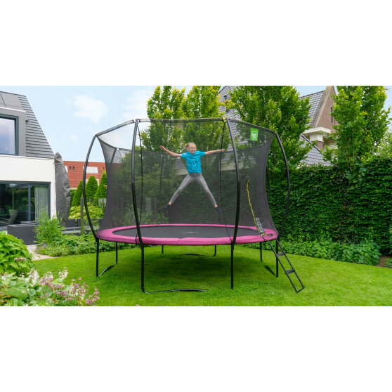 EXIT Silhouette trampoline 8ft - pink