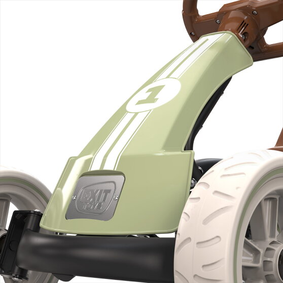 EXIT Foxy pedal go-kart with trailer for kids green | from 2 years