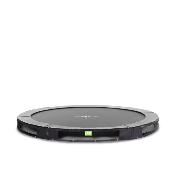 EXIT Elegant Ground Sports Trampoline 10 ft - Black