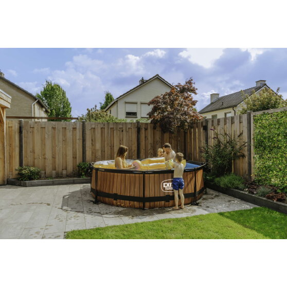 EXIT Lime pool 10ft x 30in with filter pump - green