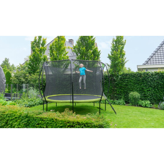 EXIT Silhouette trampoline 14ft - green