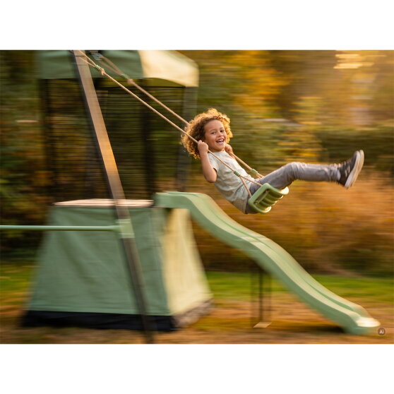 EXIT Ivy outdoor playset with slide and swing