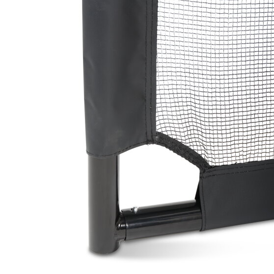 EXIT Coppa steel football goal 7x5.6ft - black