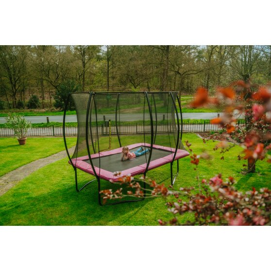 EXIT Silhouette trampoline 244x366cm - pink