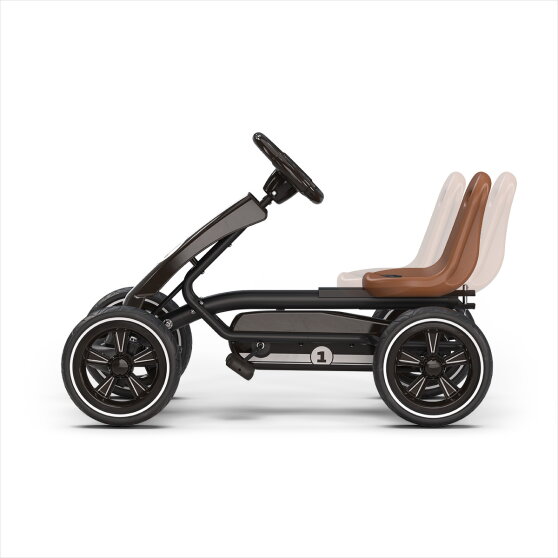EXIT Foxy Pedal Go-Kart for kids black | pedal go-kart from 2 years