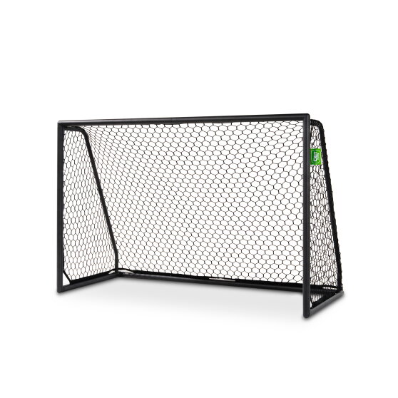 EXIT Scala aluminium football goal 6x4ft - black