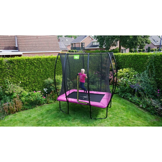 EXIT Silhouette trampoline 5x7ft - pink