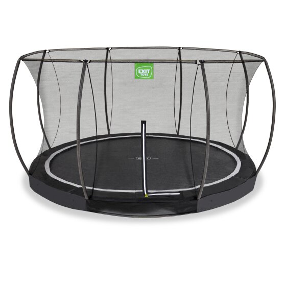 EXIT Black Edition ground trampoline ø427cm - black