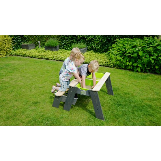 EXIT Aksent sand & water and picnic table (1 bench)