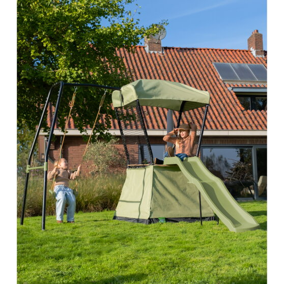 EXIT Ivy outdoor playset with slide and swing