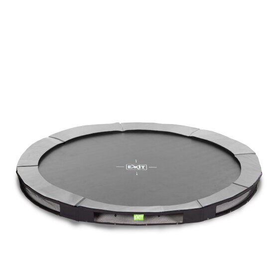 EXIT Elegant Premium ground sports trampoline 14ft - black