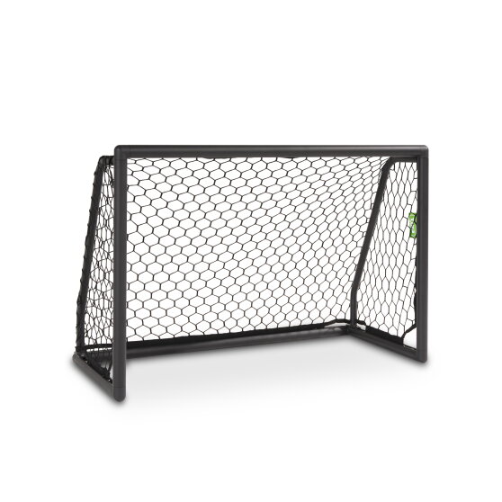 EXIT Scala aluminium football goal 4x2.6ft - black
