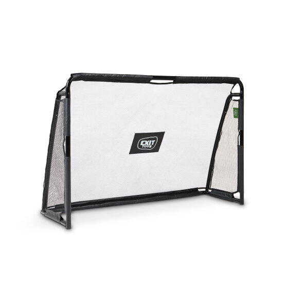 EXIT Maestro steel football goal 6x4ft - black