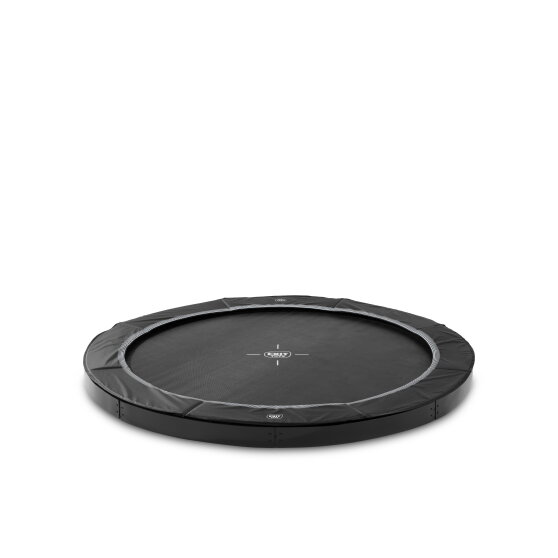 EXIT InTerra ground-level sports trampoline 8ft - black