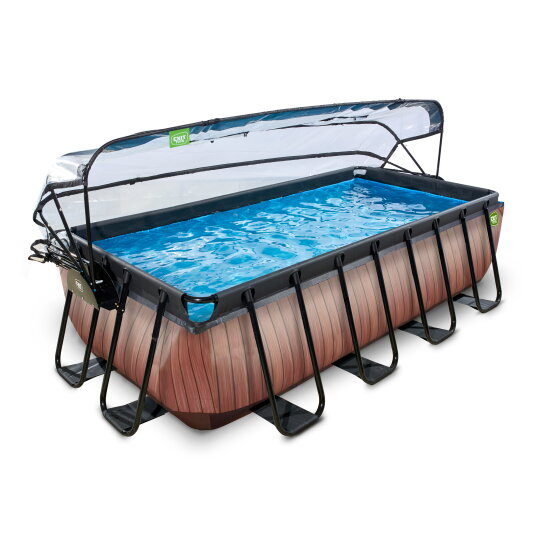 EXIT Frame Pool 4x2x1m (12V SF) – Timber + Dome GB