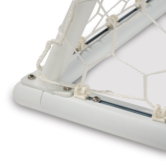 EXIT Scala aluminium football goal 10x6.6ft - white