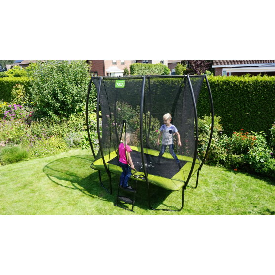 EXIT Silhouette trampoline 5x7ft - green