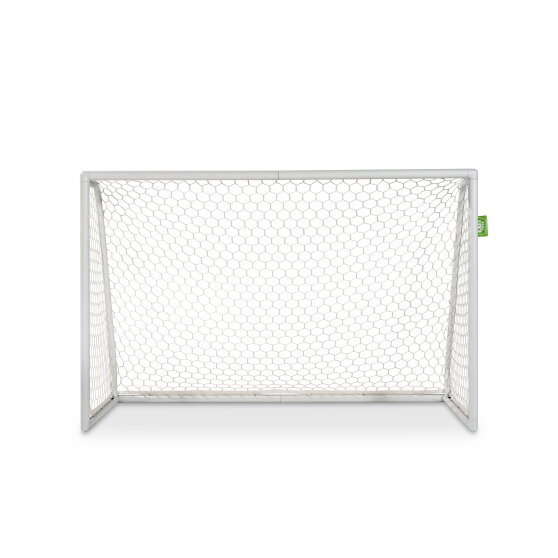 EXIT Scala aluminium football goal 6x4ft - white