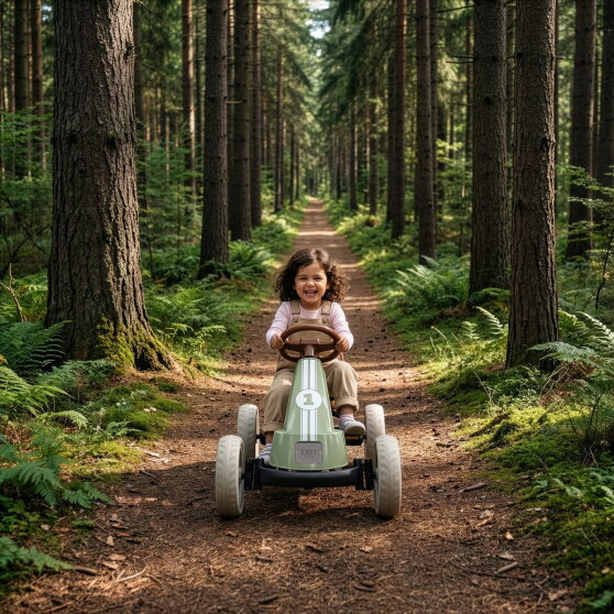 EXIT Foxy Pedal Go-Kart for kids green | pedal go-kart from 2 years