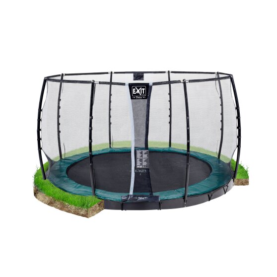 sovende Dinkarville donor EXIT top rail with connecting piece Supreme ground level trampoline ø366cm  | EXIT Toys