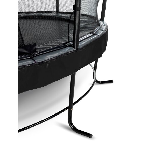 EXIT Elegant Premium trampoline ø366cm with Deluxe safetynet - black