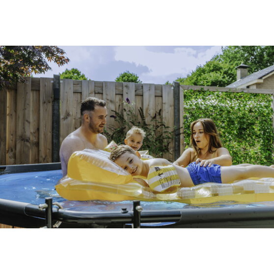 EXIT Lime pool 10ft x 30in with filter pump - green