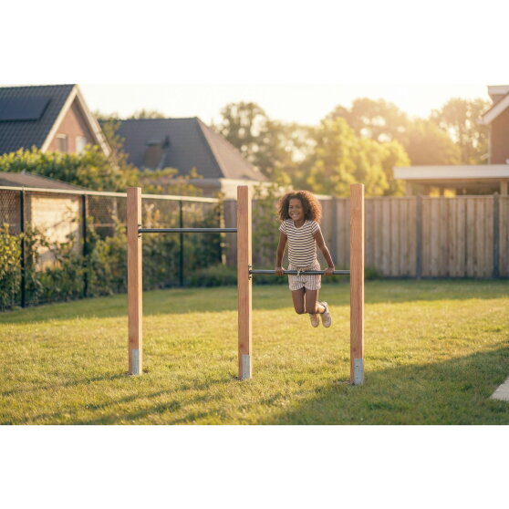 EXIT Linea 85 wooden tumble bar double