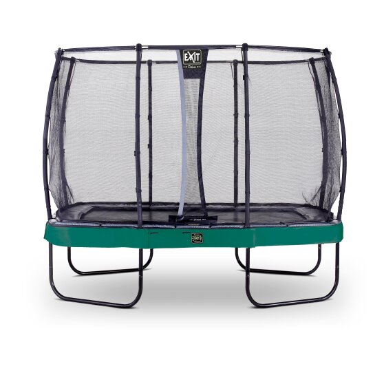 EXIT Elegant Premium trampoline 214x366cm with Deluxe safetynet - green