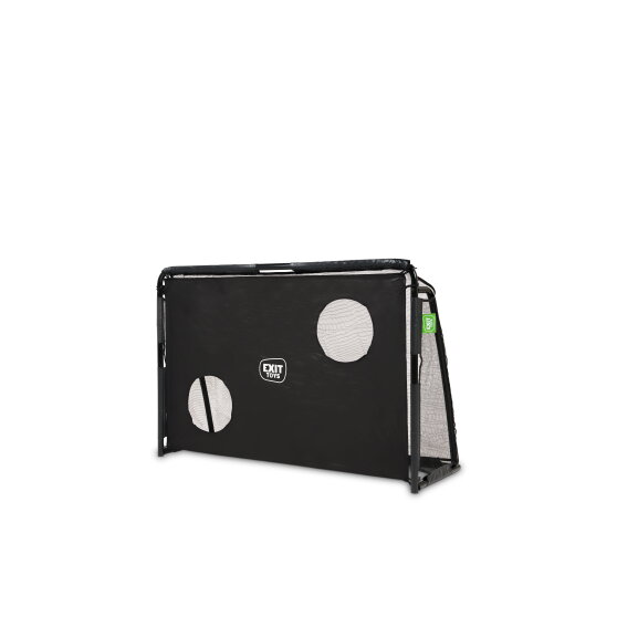 EXIT Maestro steel football goal 6x4ft - black
