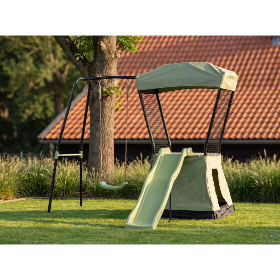 EXIT Ivy outdoor playset with slide and swing