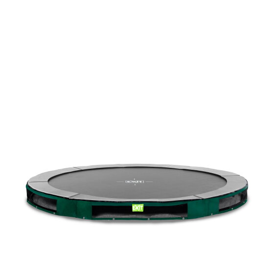 EXIT Elegant Premium ground sports trampoline 10ft - green