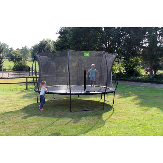 EXIT Silhouette trampoline 14ft - black