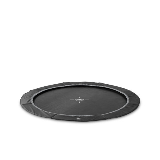 EXIT InTerra ground-level sports trampoline 10ft - black