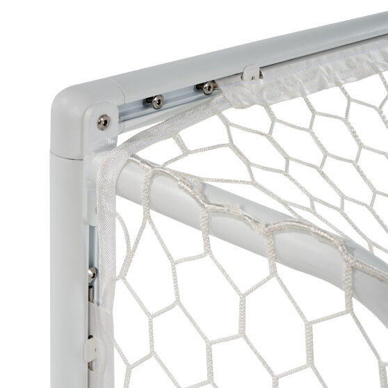 EXIT Scala aluminium football goal 6x4ft - white